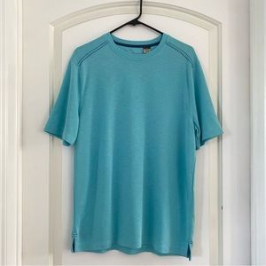 St. John's Bay Light Blue Crew Neck Short Sleeves T-Shirt Men's Size S